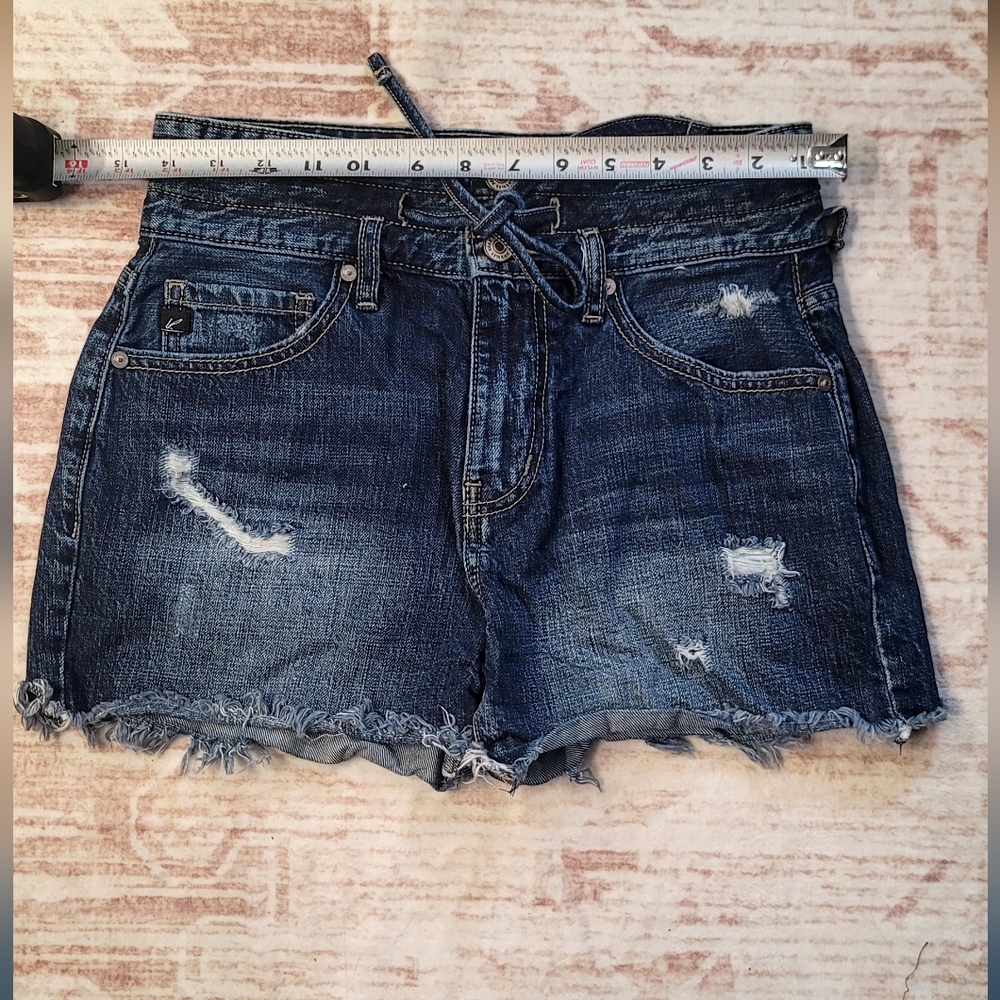 Kancan Jean Shorts – Dark Blue Wash – High Waisted – Size Small